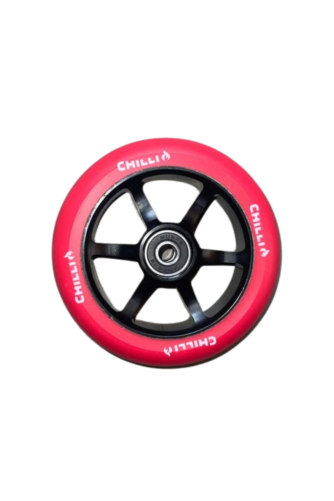 Chilli Wheel 5000 -110 mm - Black/ Red