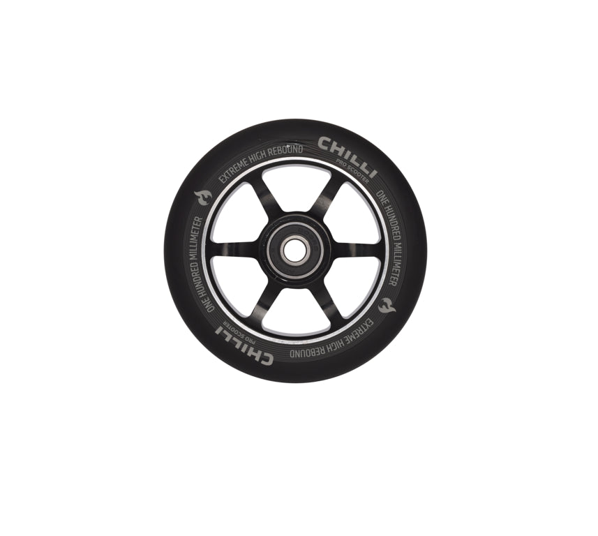 Chilli Wheel Black - 100mm (3000)